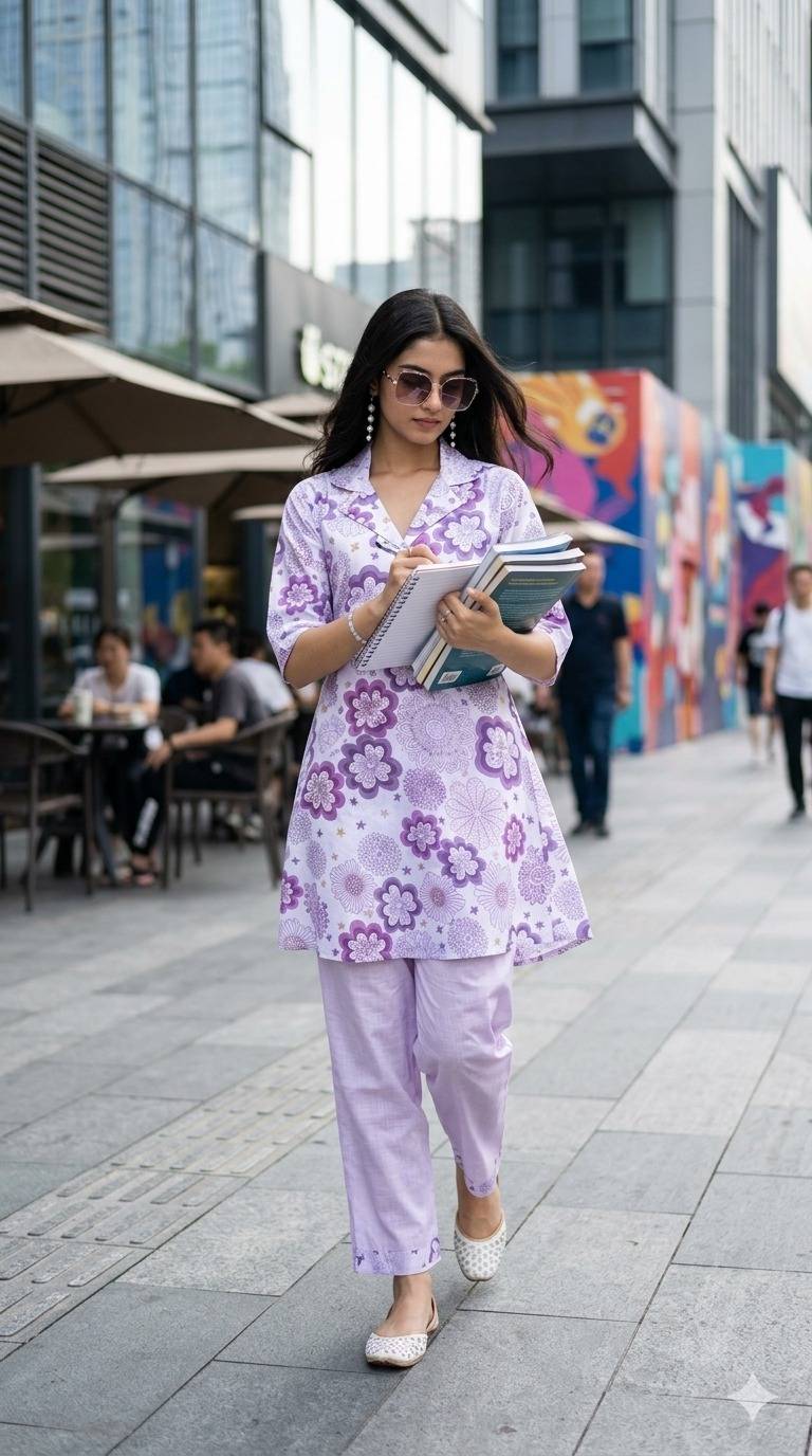 COLLEGE By Fashid Designer Ethnic Wear Collection cotton Kurtis At Wholesale Price